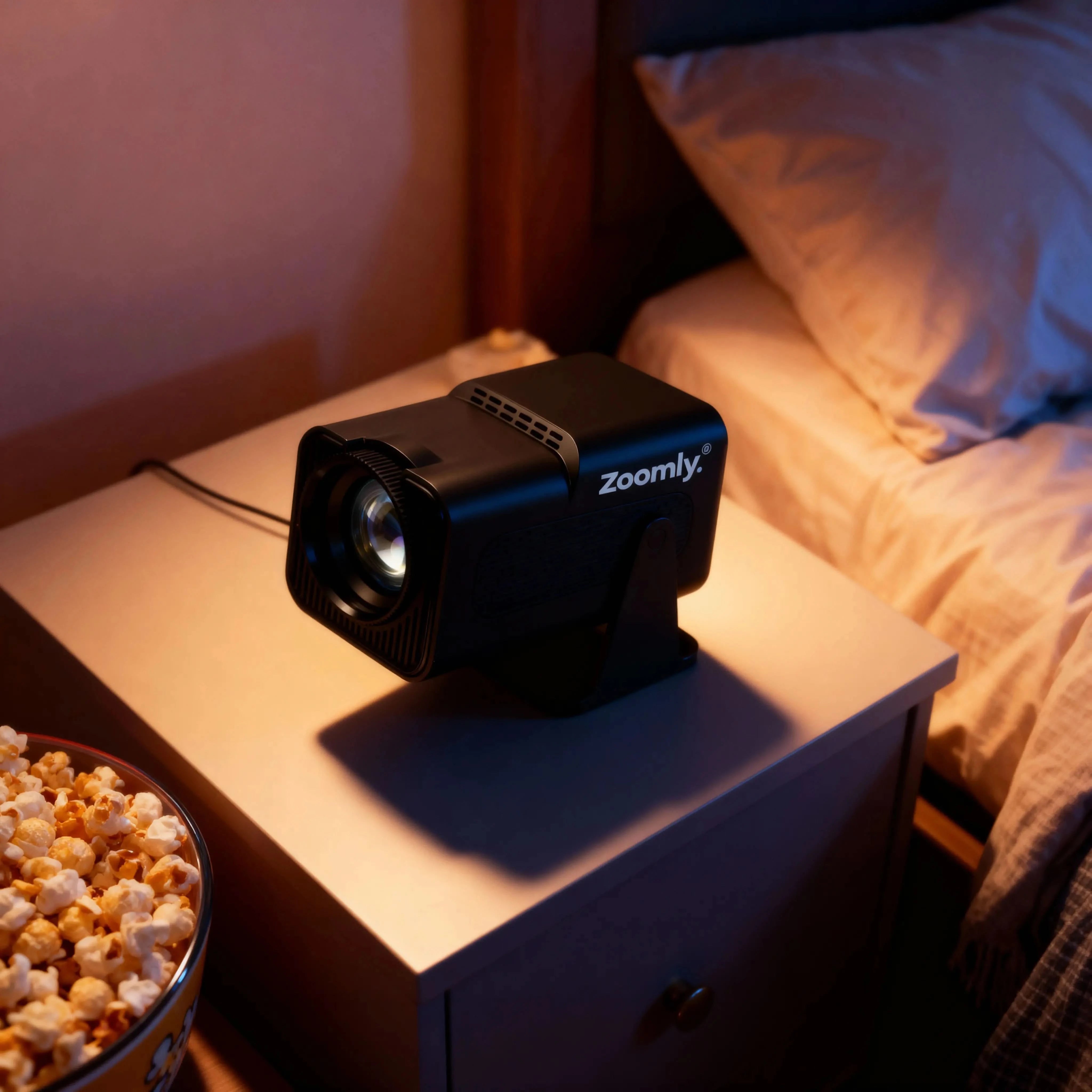 Zoomly® Pro Max Smart Projector