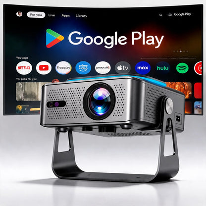 Zoomly® Pro Elite × AUN 4K Smart Projector