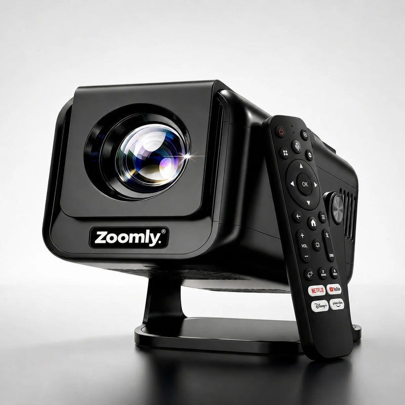 Zoomly® Pro Max Smart Projector