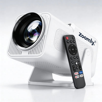 Zoomly® Pro Max Smart Projector