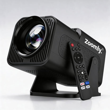 Zoomly® Pro Max Smart Projector