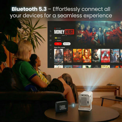 Zoomly® Pro Max Smart Projector