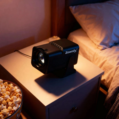 Zoomly® Pro Max Smart Projector