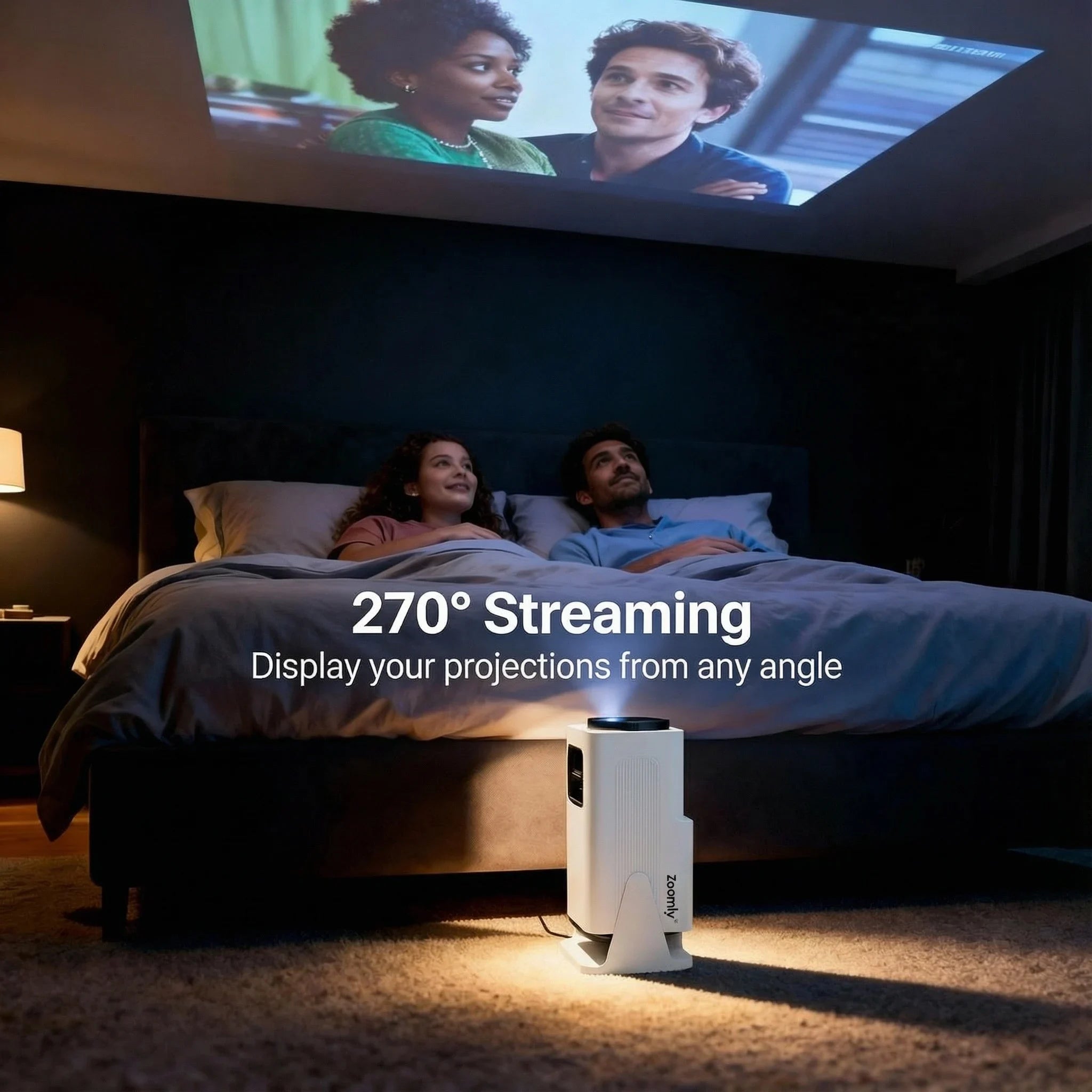 Zoomly® Pro Max Smart Projector